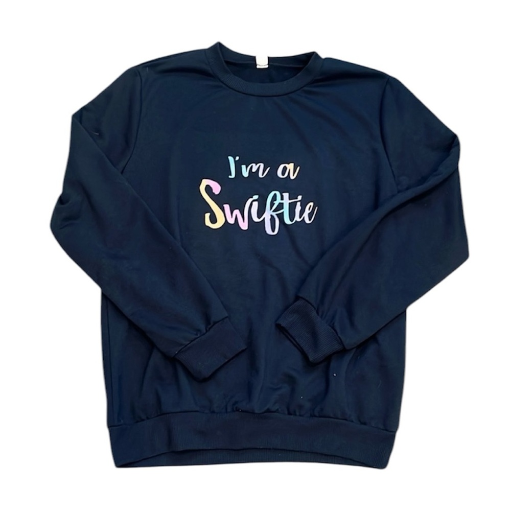 EUC Navy Blue I’m a Swiftie Sweatshirt